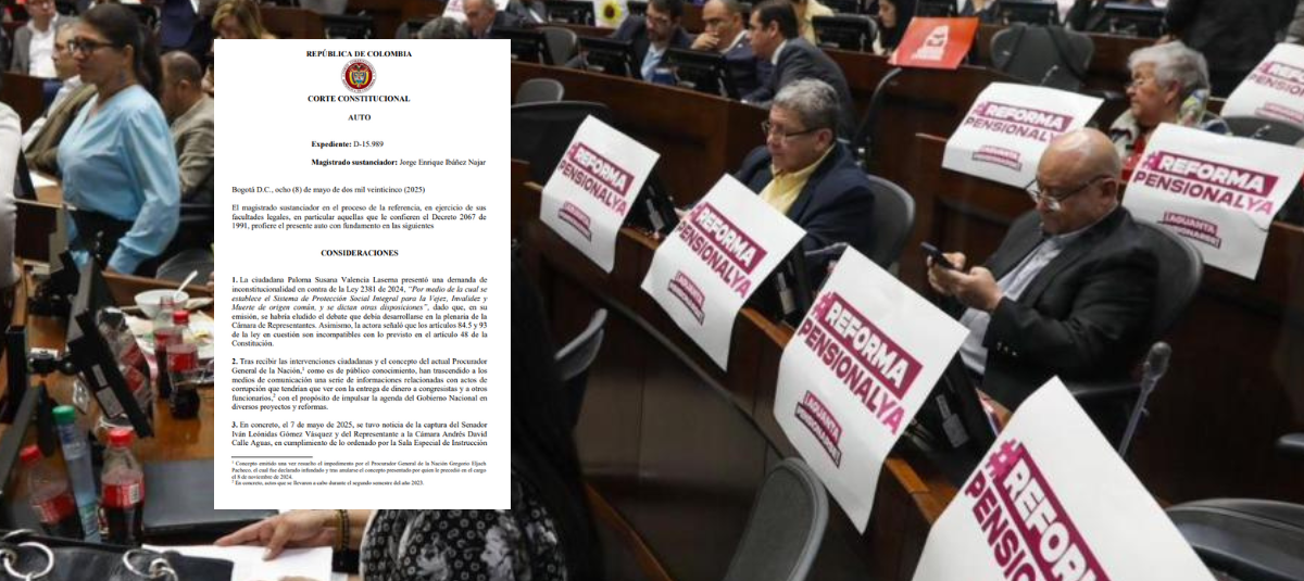 Corte Constitucional solicita pruebas del caso UNGRD para analizar demanda contra la reforma pensional