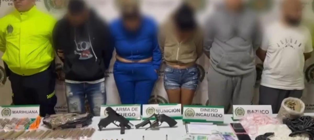 Medellín: seis capturas y más de 9.000 dosis incautadas en operativo contra el microtráfico en el barrio Antioquia