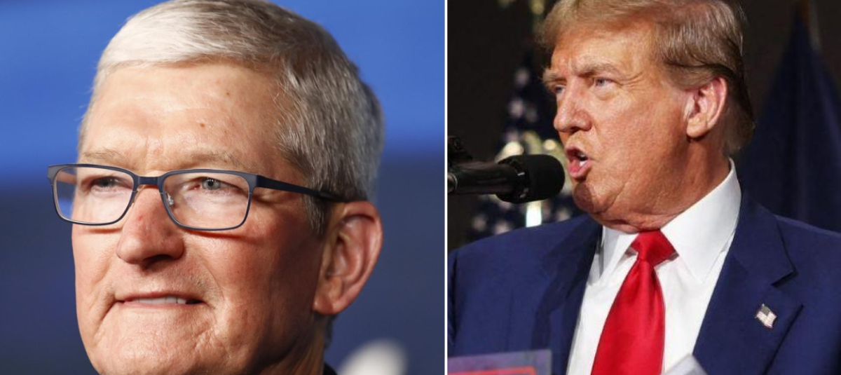 Trump y Tim Cook