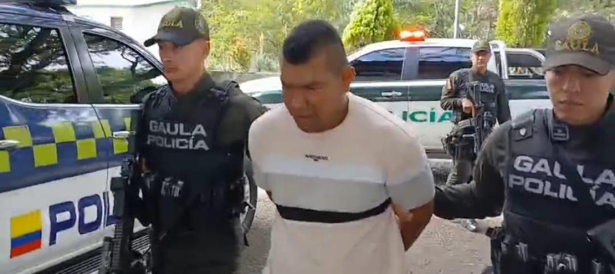 Así cayó temido cabecilla del frente 'Jaime Martínez': lo señalan de secuestros; había huido del Valle hacia Caldas