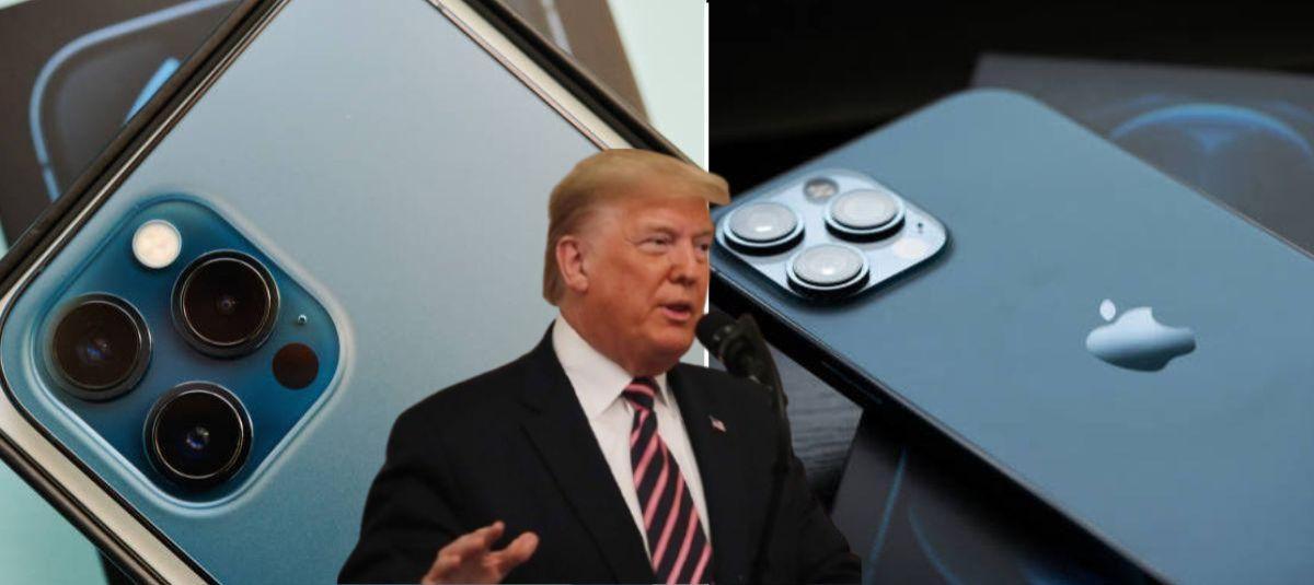 Apple y Donald Trump.