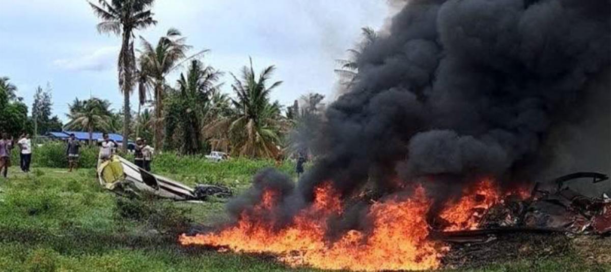 Tres muertos en accidente de helicóptero