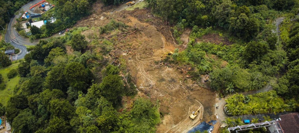 Construcciones irregulares habrían causado deslizamiento en la Loma de Los Balsos en Medellín; preparan sanciones
