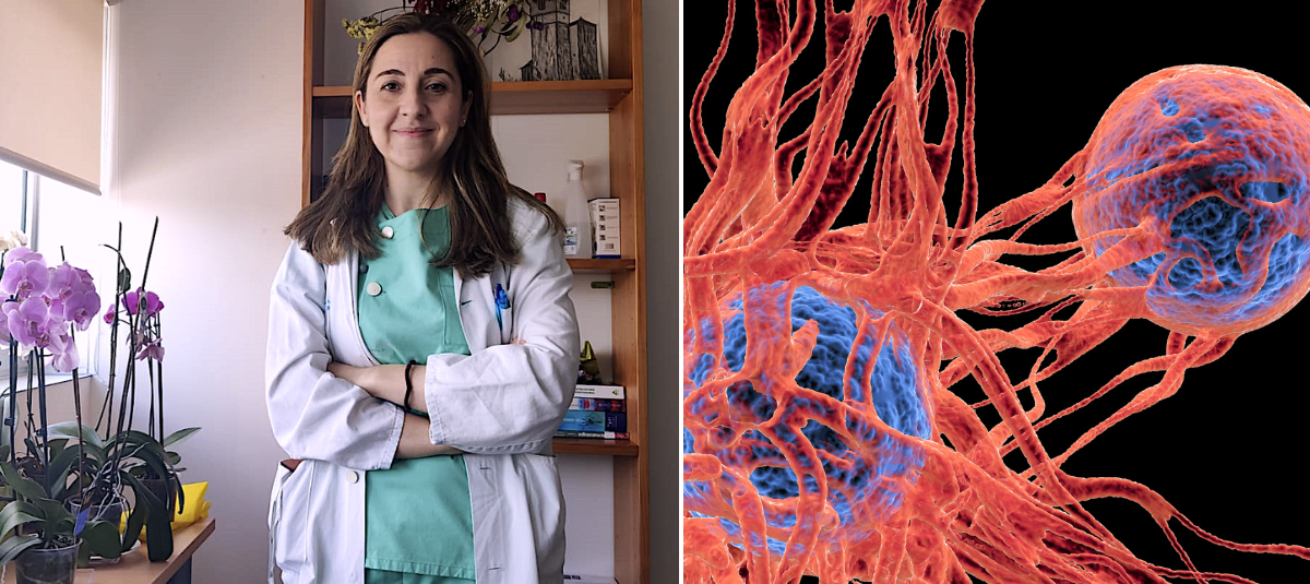 Elia Martínez. especialista en medicina interna y oncología
