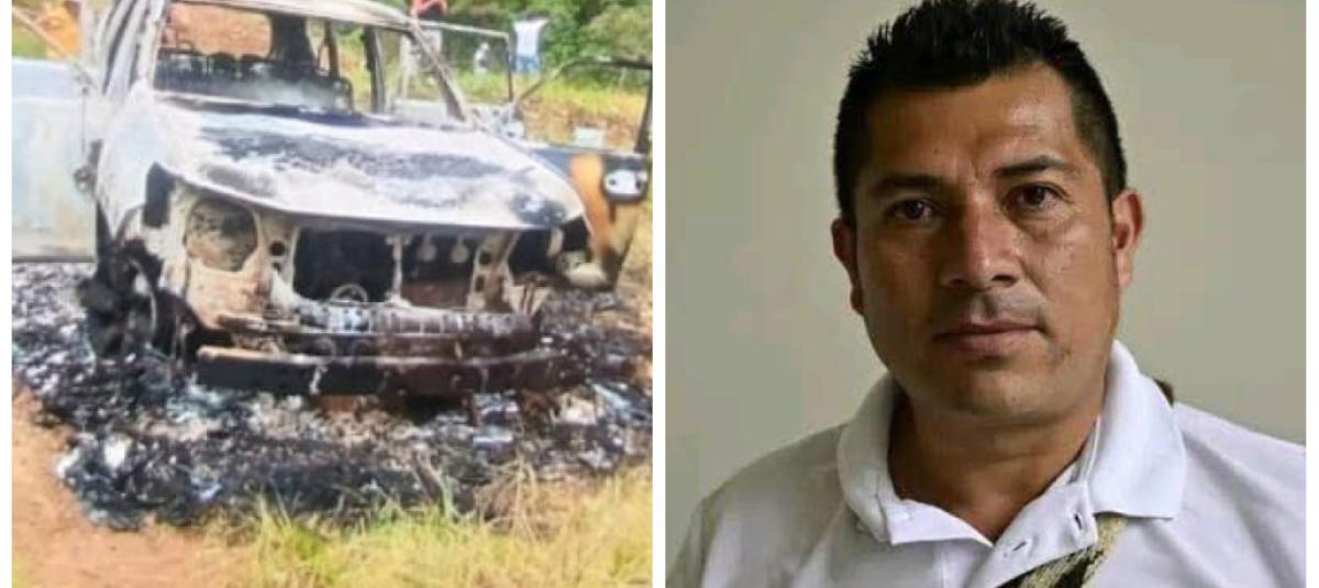 Nariño | Atroz asesinato de líder indígena y 2 escoltas: los mataron y sus cuerpos quedaron en un carro incinerado
