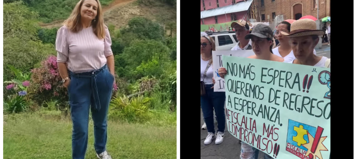 ¿Dónde está Esperanza Muñoz? Familia pide respuesta a Fiscalía en plantón en Cali | Videos muestran a sospechosos: '¡Mi mamá está enferma, libérenla!'