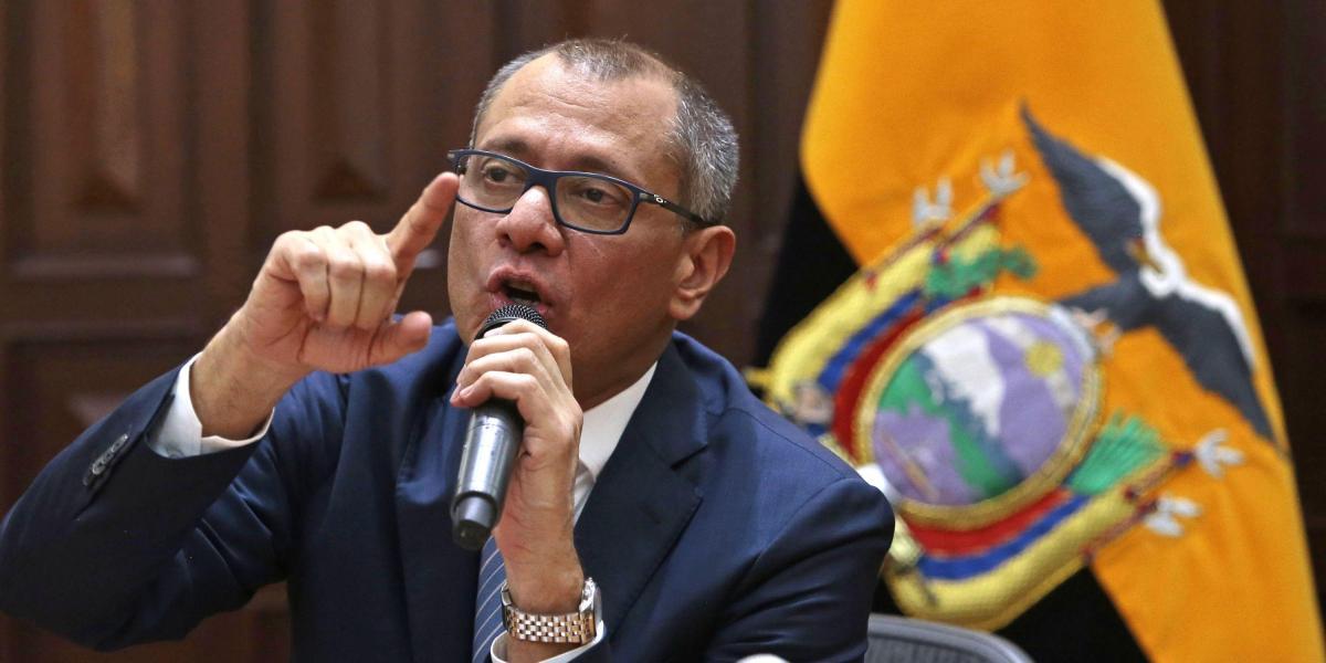 Jorge Glas, vicepresidente de Ecuador, vinculado al escándalo de Odebercht.