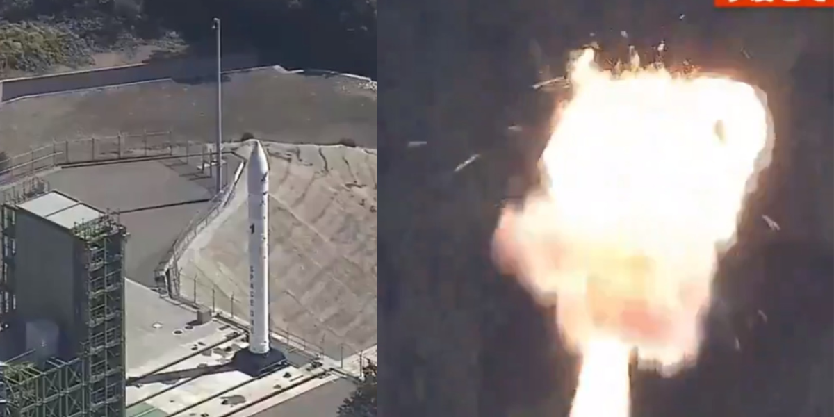 explosión de apolo en la plataforma de lanzamiento