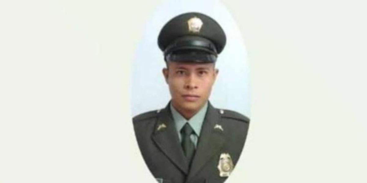 patrullero Heiner Yoel Loaiza Colo muerto en balacera de Bogotá