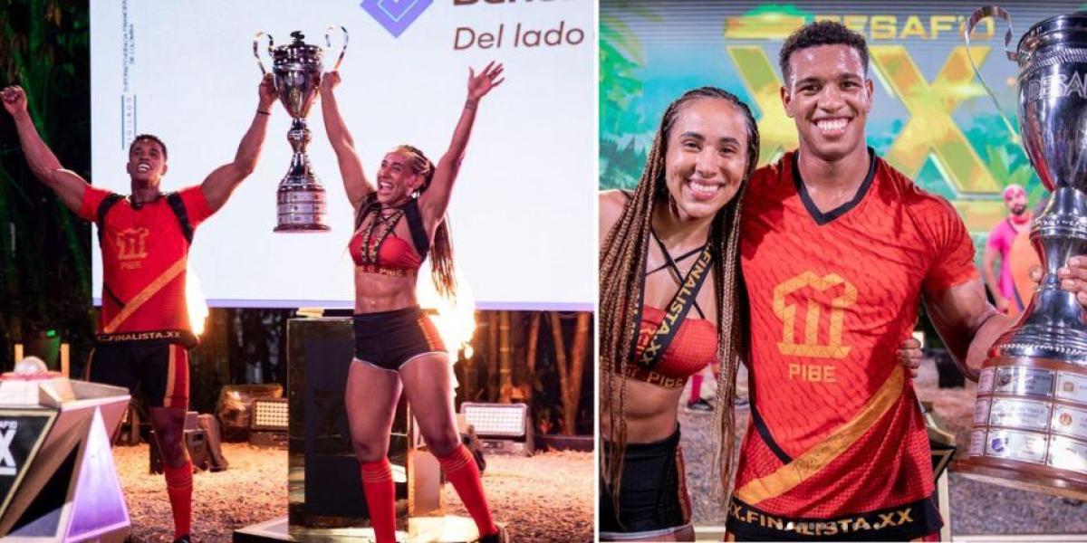 Esta fue la suma de dinero que se llevaron Kevyn y 'Guajira', los ganadores  del 'Desafío XX'