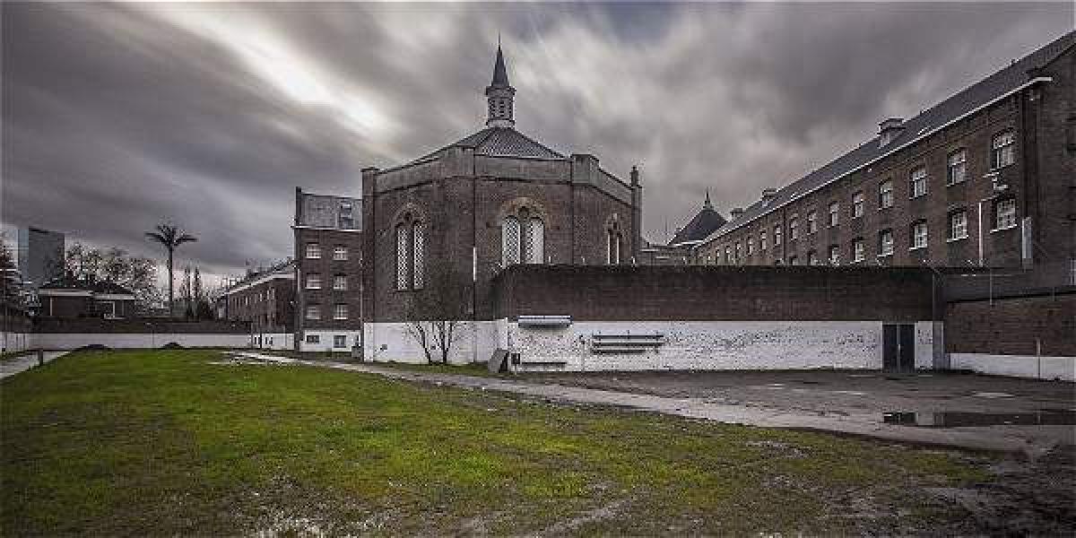 Fotografía facilitada por HD Projectrealisatie B.V. del complejo penitenciario de Rotterdam.