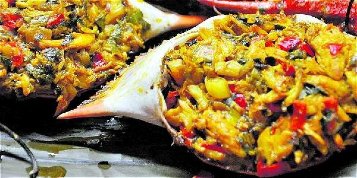 Encocado de jaiba, uno de los platos del Pacífico colombiano, región cuya cocina crece en importancia.