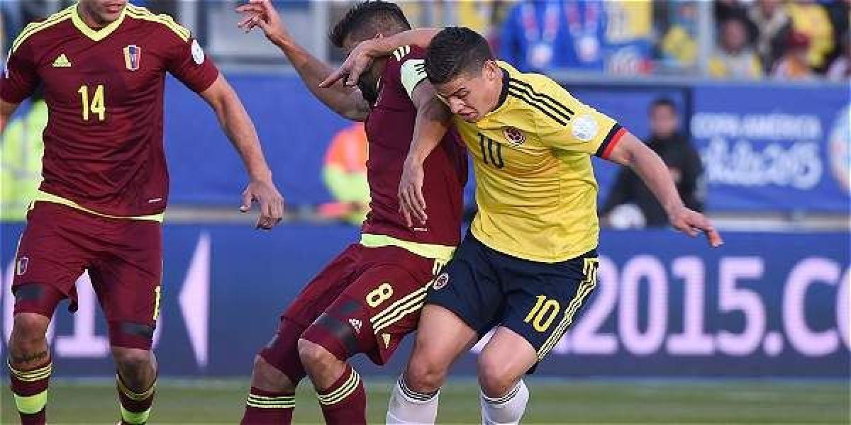 Colombia jugará con Venezuela a las 3:30 p.m.