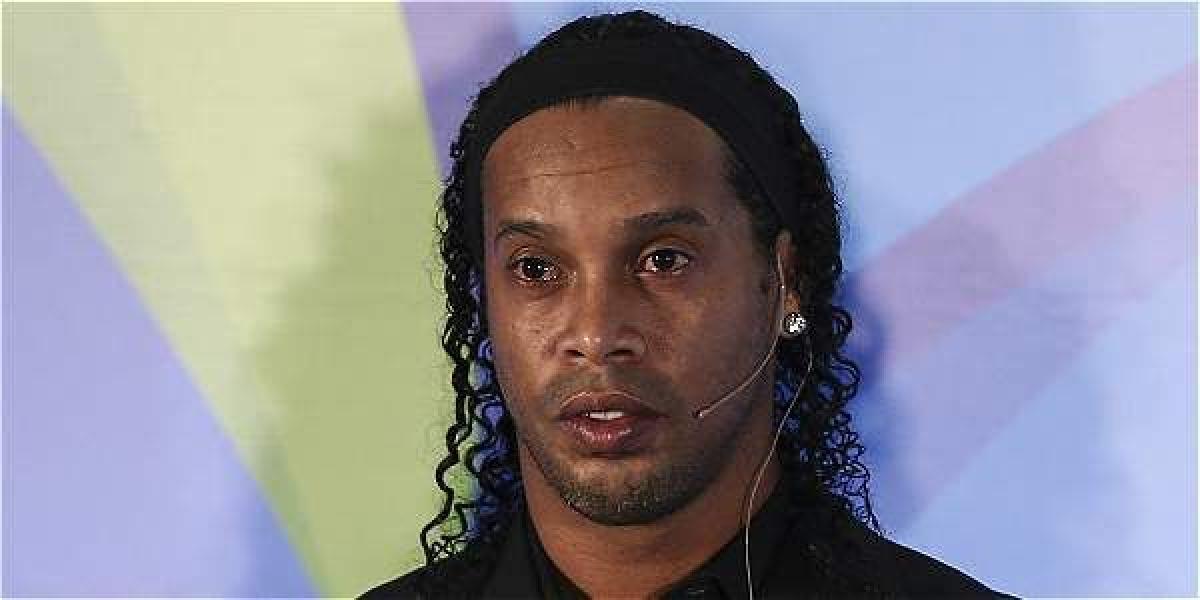 Ronaldinho, jugador brasileño.