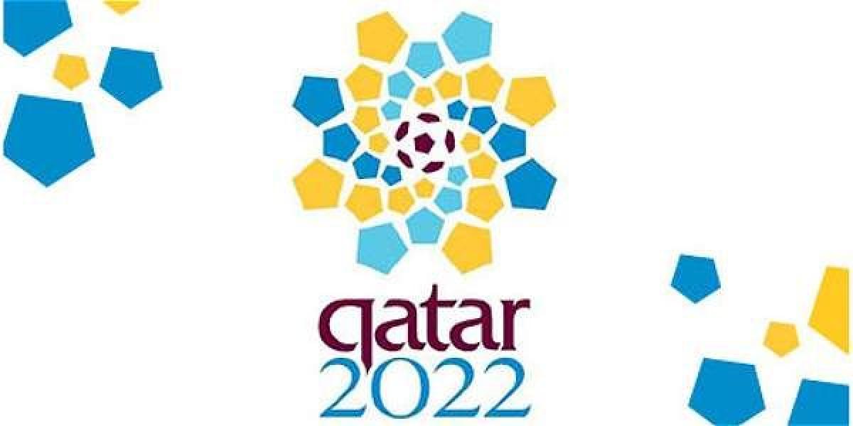 Este es el logo del Mundial de Fútbol de Catar 2022. Foto: archico particular