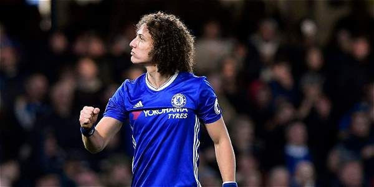 David Luiz, defensa del Chelsea.