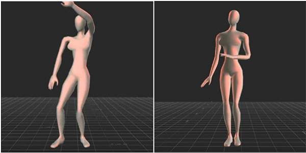 En estas dos imágenes se muestran parte de los movimientos que demuestra las habilidades a la hora de bailar.