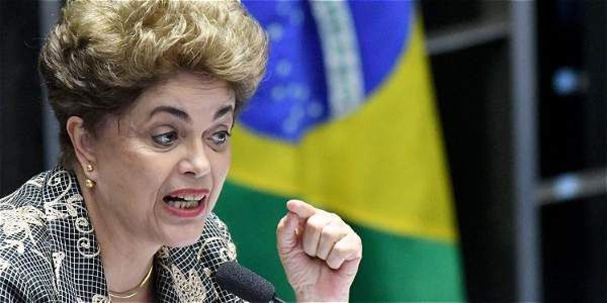 Dilma Rousseff, presidenta destituida de Brasil.