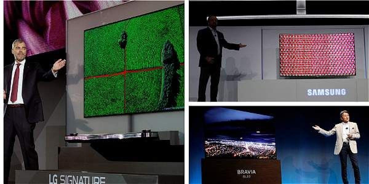 LG, Samsung y Sony presentaron sus televisores con resolución 4K y soporte de video HDR.