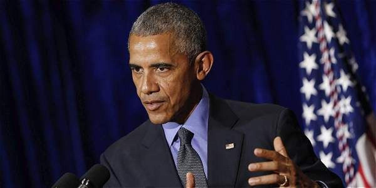"No podemos rendirnos ante aquellos que nos quieren dividir", dijo el Presidente de Estados Unidos.
