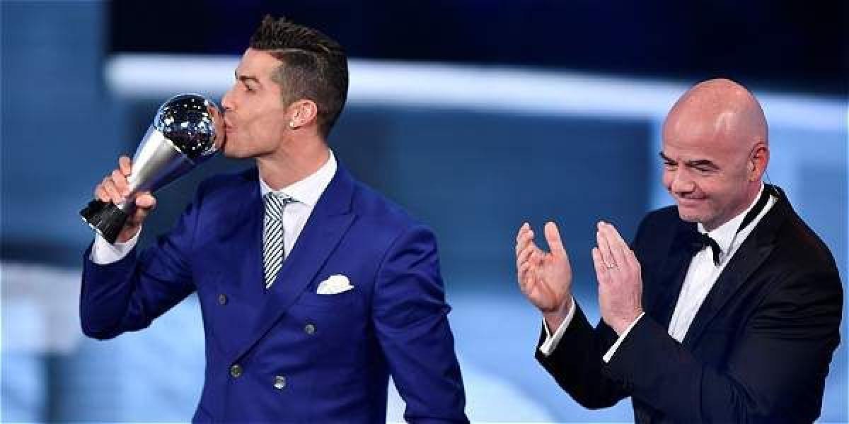 Cristiano Ronaldo, ganador del premio 'The Best' de la Fifa.