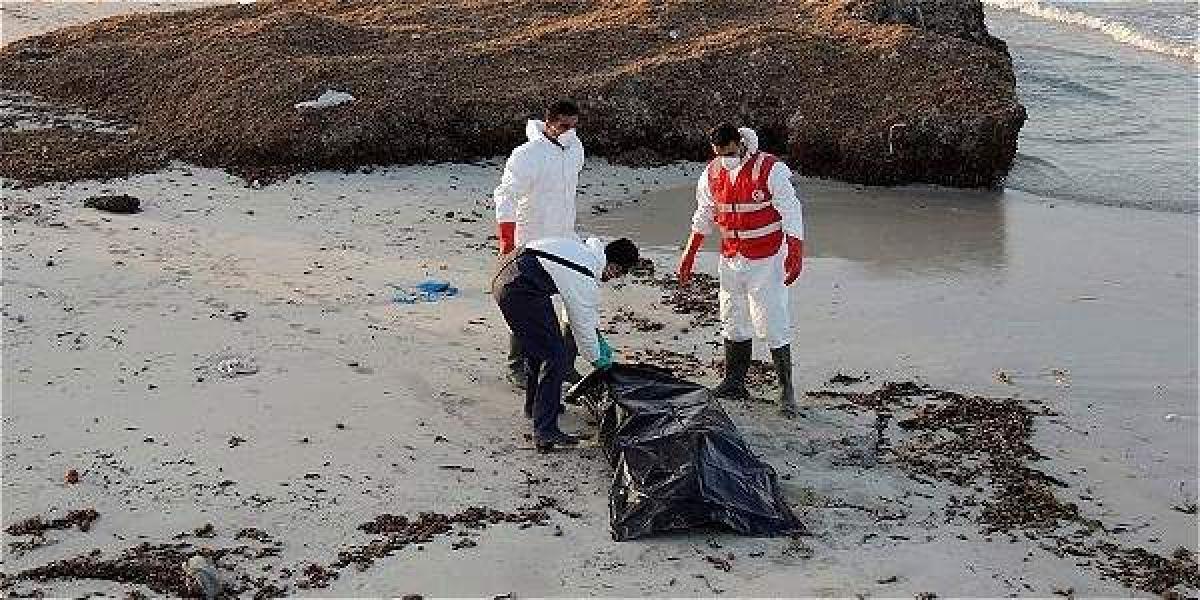 La Media Luna Roja libia recuperó en las últimas 72 horas los cadáveres de 38 personas que perdieron la vida en el Mediterráneo cuando trataban de llegar de forma irregular a la costa de Europa.