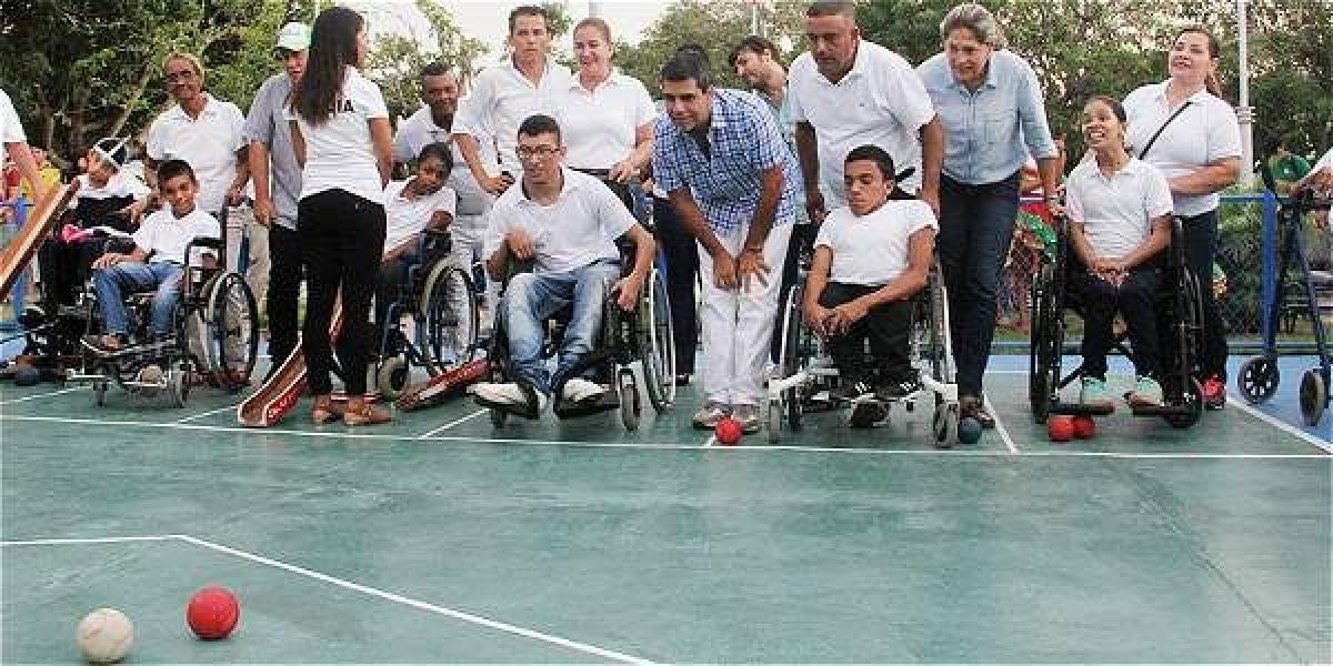 Discapacitados estrenan cancha en Barranquilla