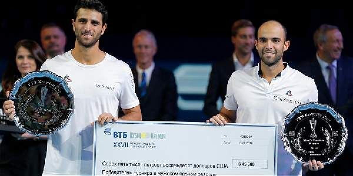 Robert Farah y Juan Sebastián Cabal  se coronaron campeones del ATP 250 de Moscú, Rusia.