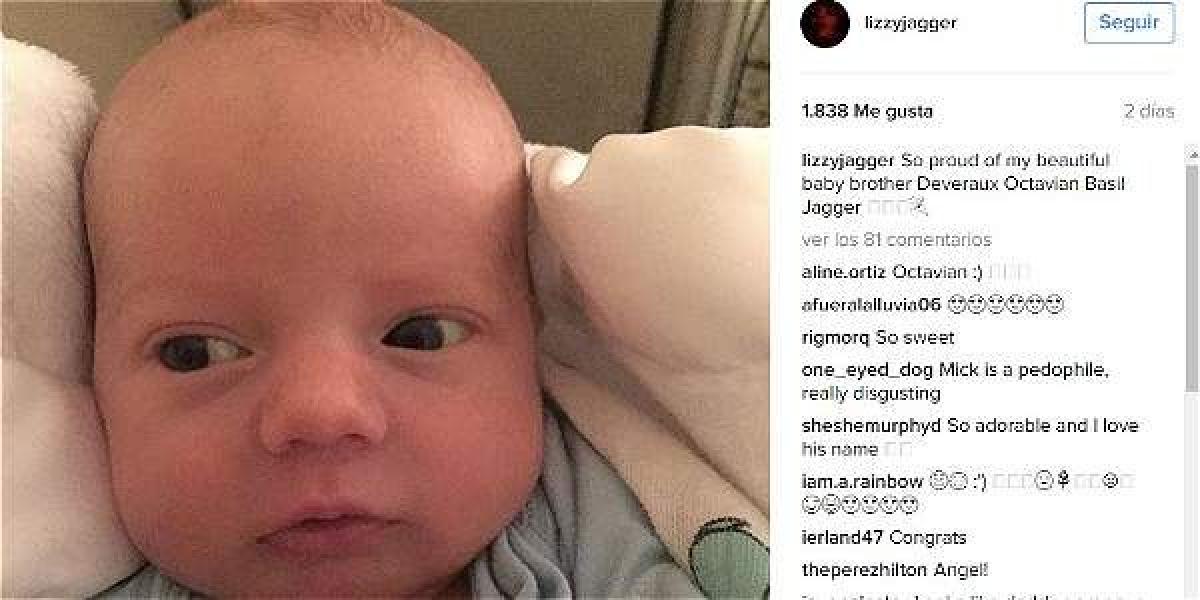 Primera Foto Del Octavo Hijo De Mick Jagger