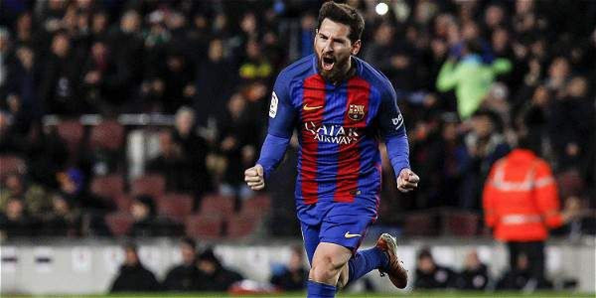 El argentino Lio Messi fue determinante en la victoria del Barcelona 3-1 sobre el Athletic, con lo que logró la clasificación a los cuartos de final d ela Copa del Rey.