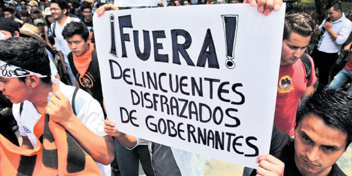 El año pasado, en Guatemala se realizaron grandes manifestaciones en contra del expresidente Pérez.
