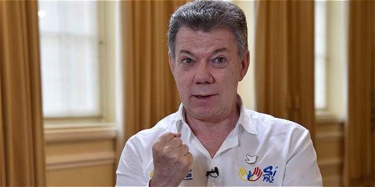 El presidento negó haber negociado con las FARC para ganar Nobel de la Paz.