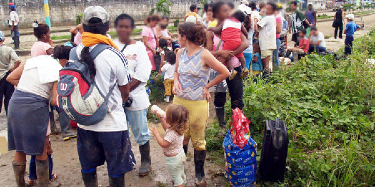 Este fin de semana, al menos 923 personas fueron desplazadas en la zona del Catatumbo.