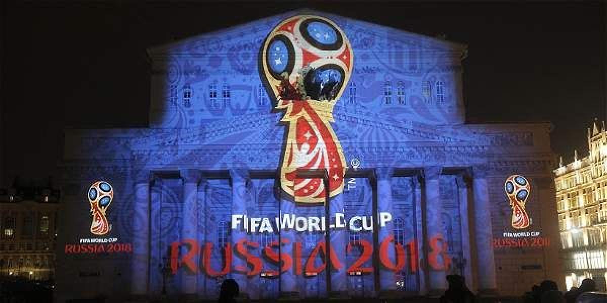 Este es el emblema oficial del Mundial de Fútbol de la Fifa Rusia 2018 que fue presentado en octubre de 2014 en el Teatro Bolshoi de Moscú.