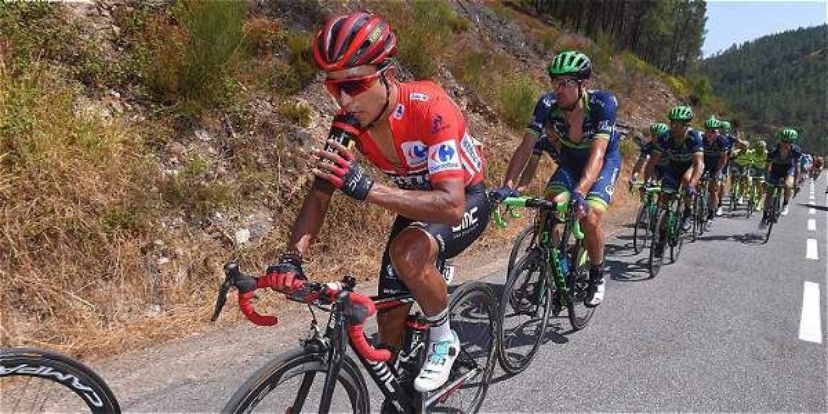 En la llegada a meta se registró una caída y el español Alberto Contador estuvo involucrado.