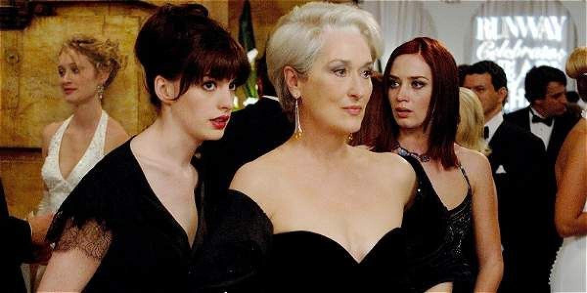 Meryl Street y Anne Hathaway protagonizaron la cinta "The Devil Wears Prada'.