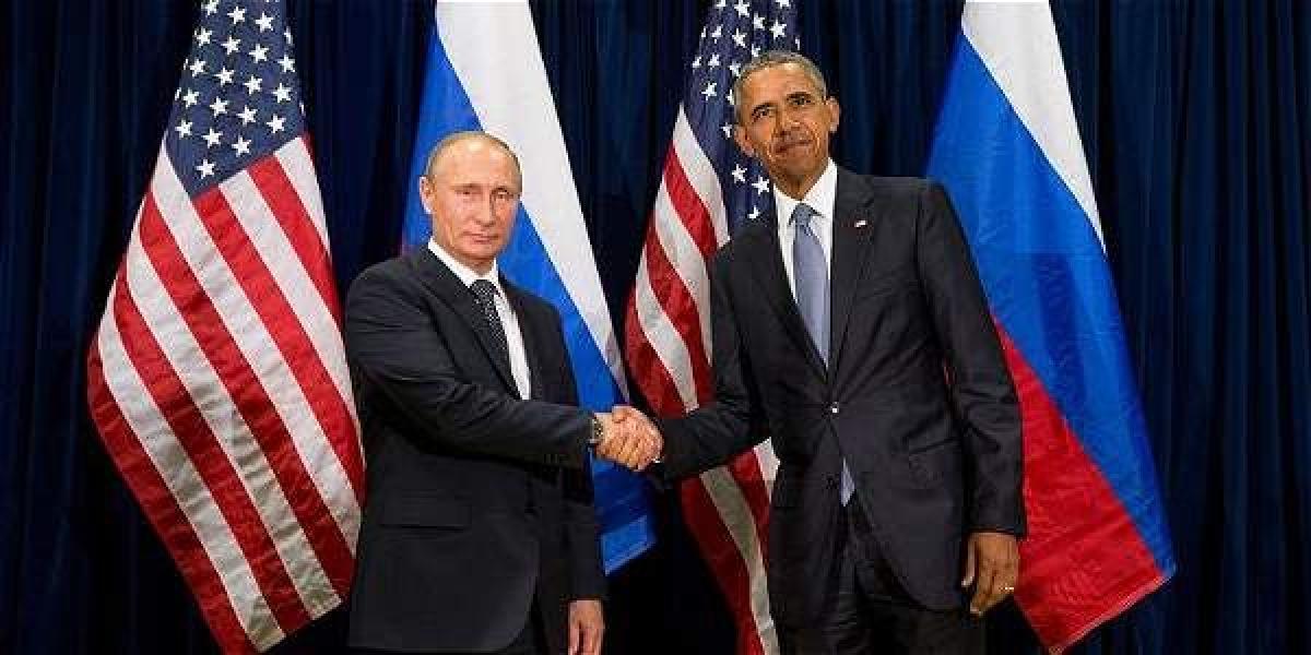 Vladimir Putin, presidente de Rusia, y Barack Obama, presidente de los Estados Unidos.