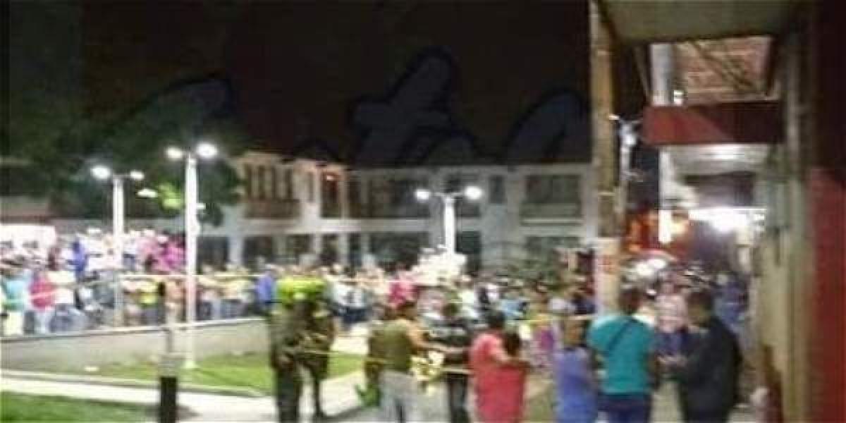El ataque se registró en un establecimiento del parque principal del municipio vallecaucano.