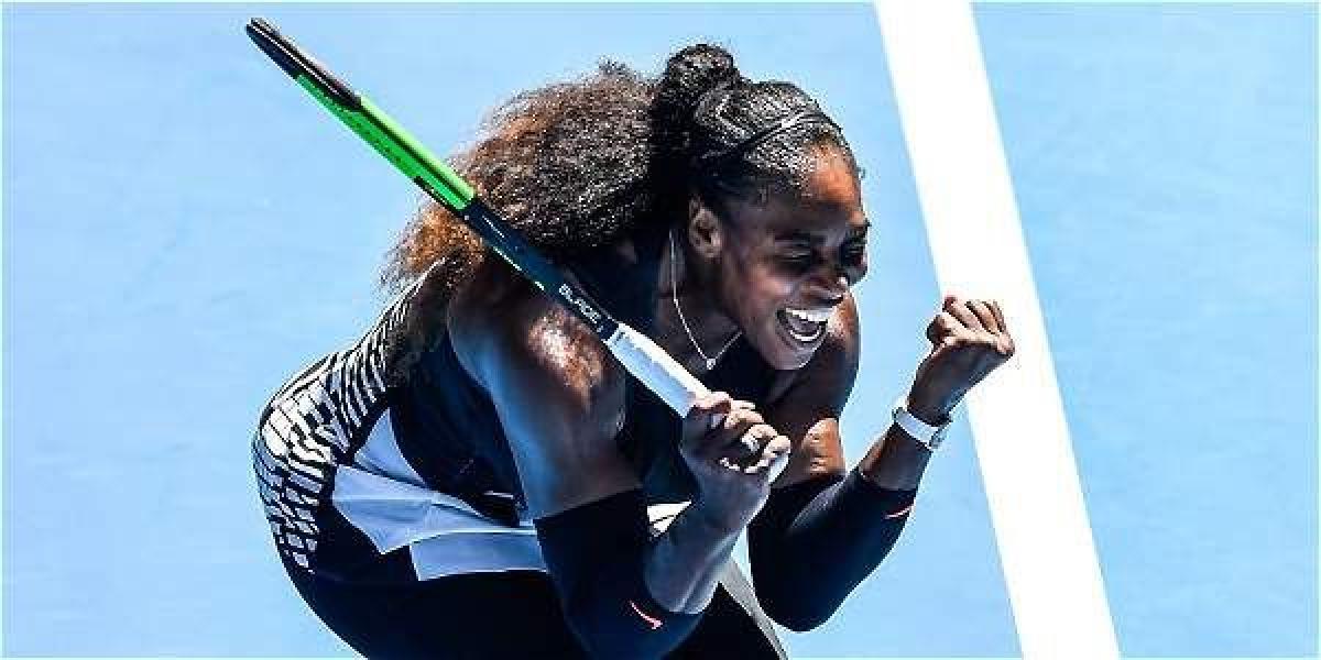 Serena Williams se perfila como la ganadora del Abierto de Australia.