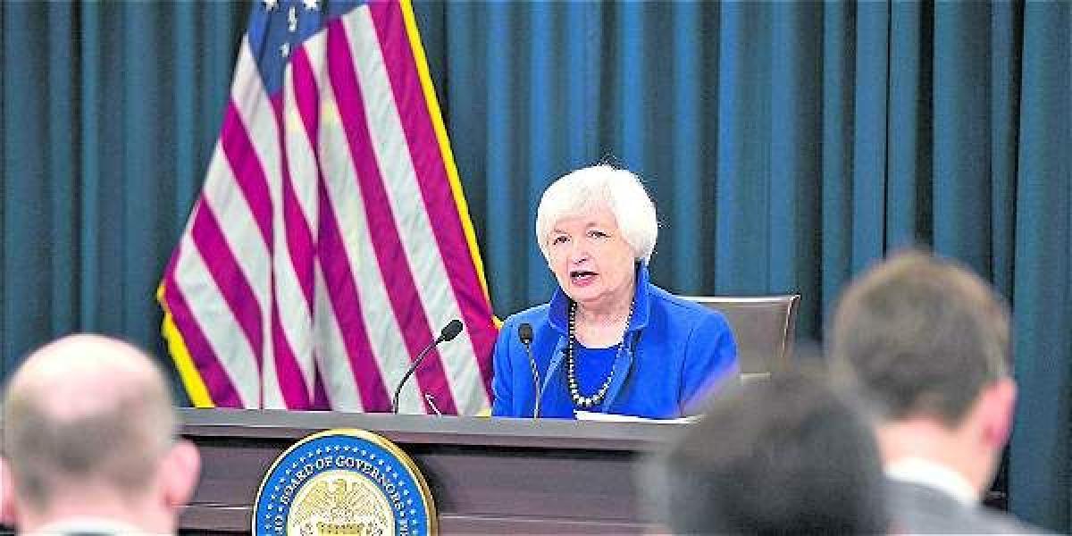Yaneth Yellen, presidenta la Reserva Federal de Estados Unidos.