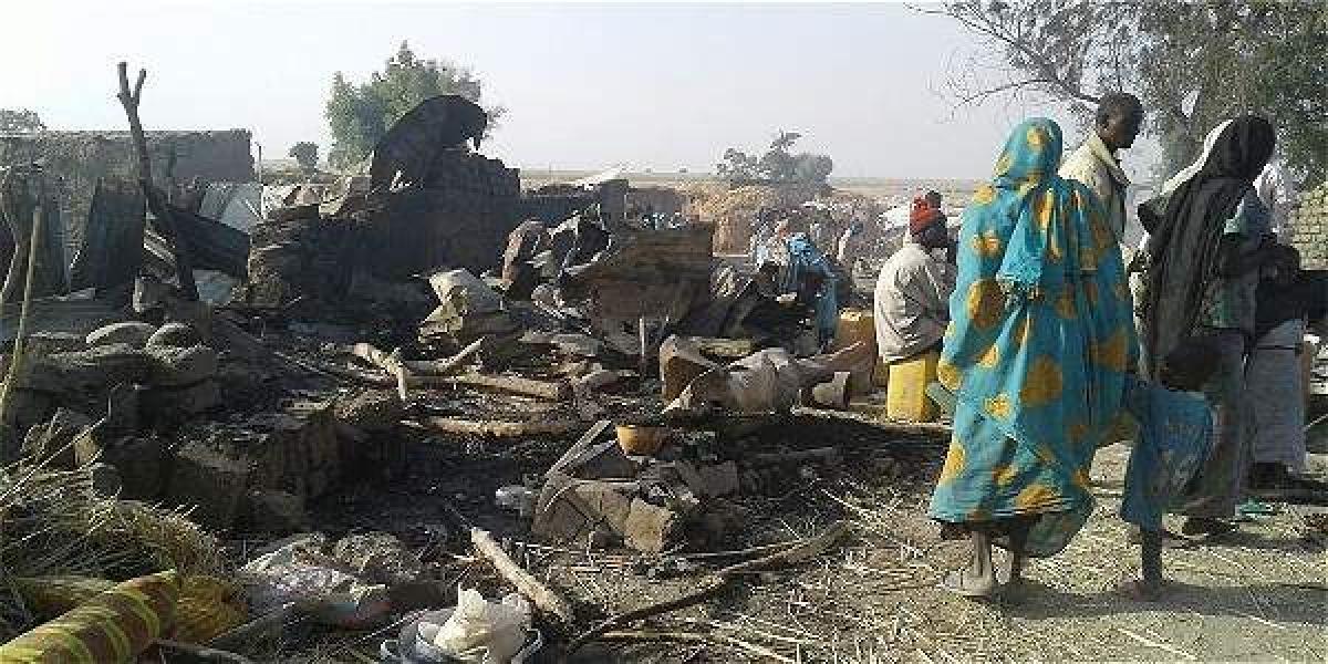 Al menos 90 personas murieron en bombardeo en Rann, Nigeria