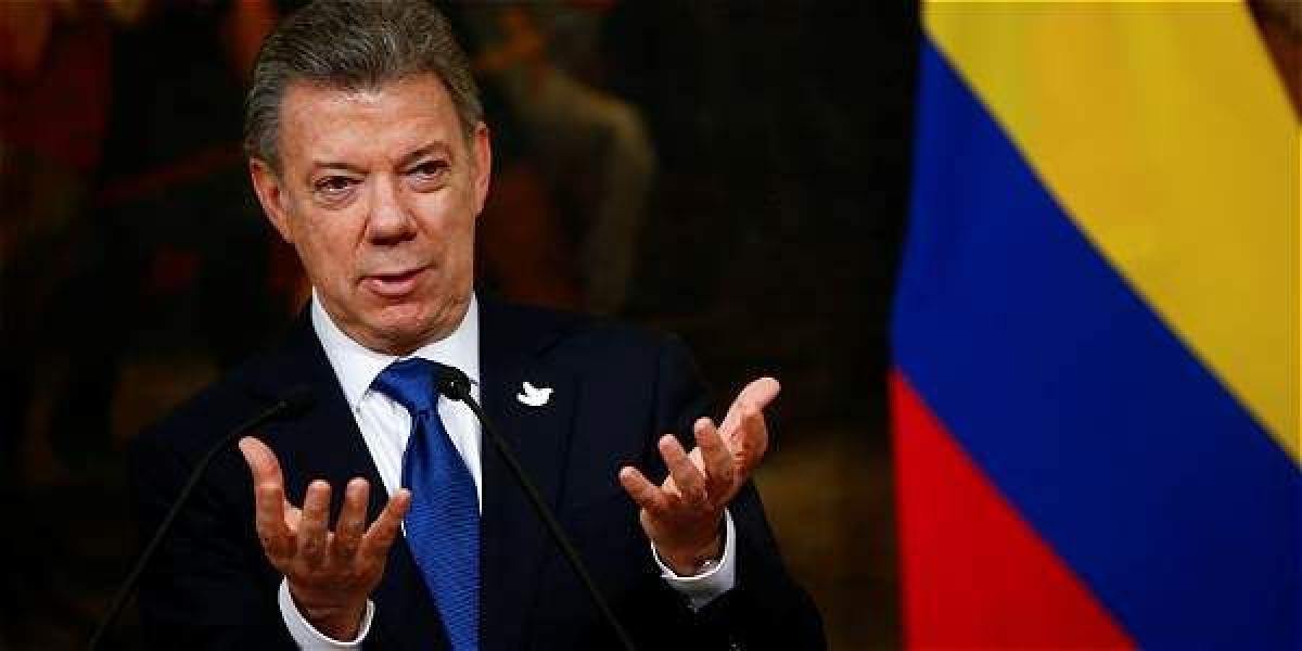 Presidente de la República, Juan Manuel Santos.