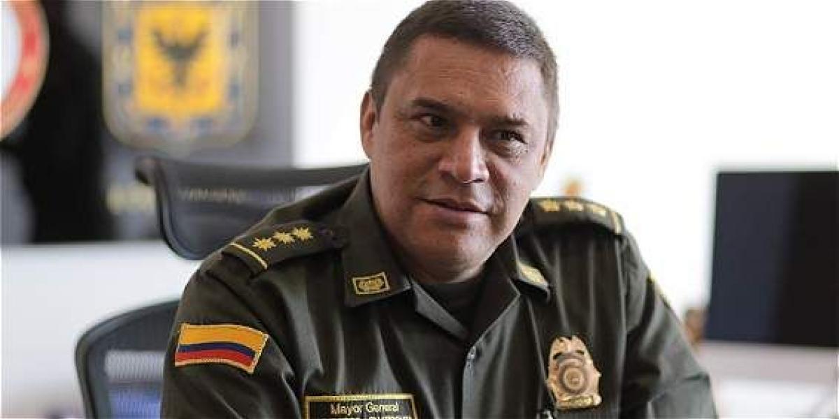 El general  asumió como comandante de la Policía Metropolitana de Bogotá en mayo del 2014.