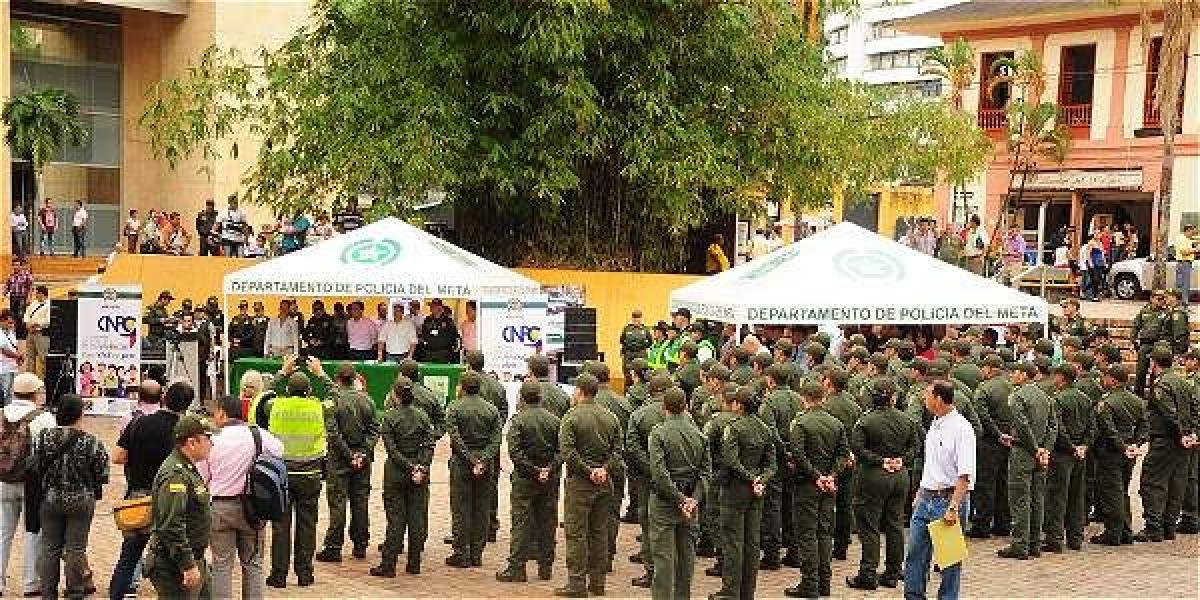 En la plaza de Los Libertadores, en Villavicencio, se lanzó el nuevo Código de Policía y Convivencia