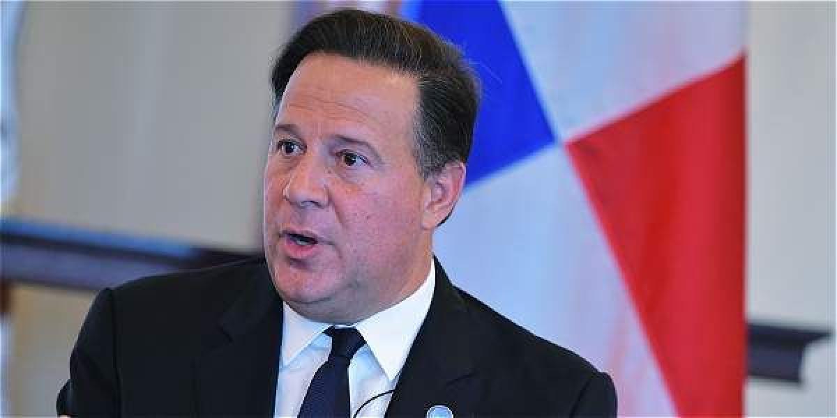 El proyecto "es un mensaje claro de que Panamá está evaluando usar la Ley de Retorsión cuando sea necesario", dijo el presidente panameño, Juan Carlos Varela.