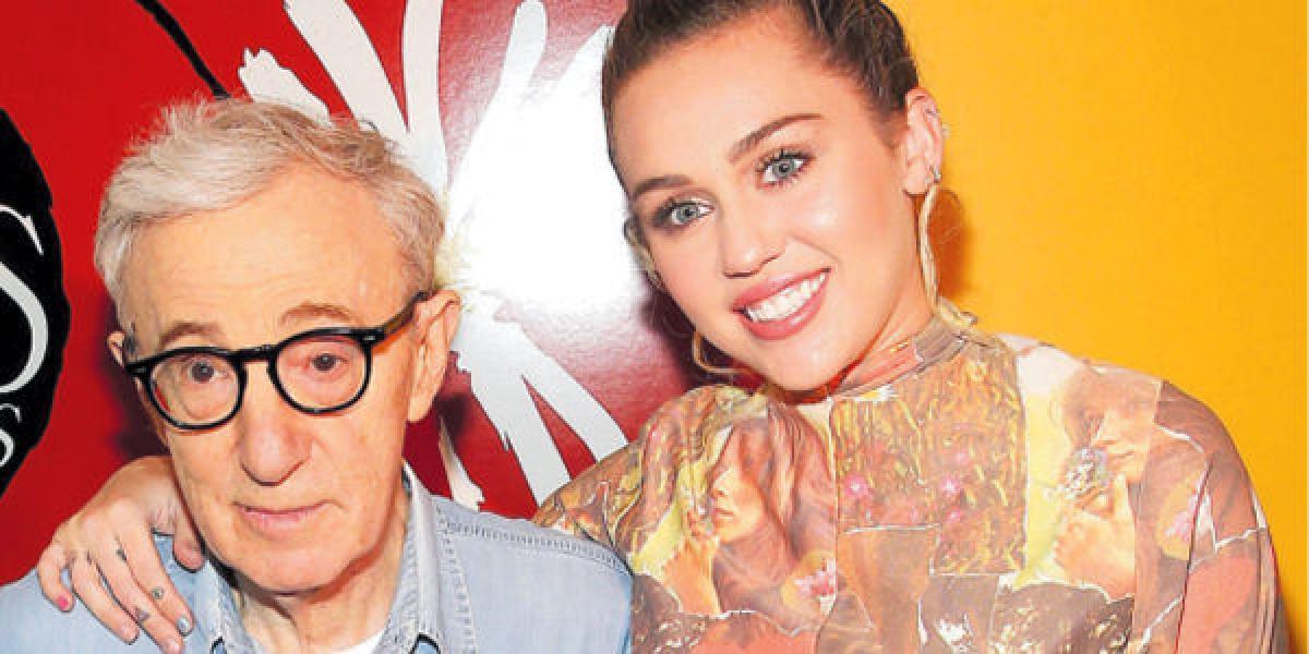 Woody Allen y Miley Cyrus, dos de los protagonistas de 'Crisis in Six Scenes'.
