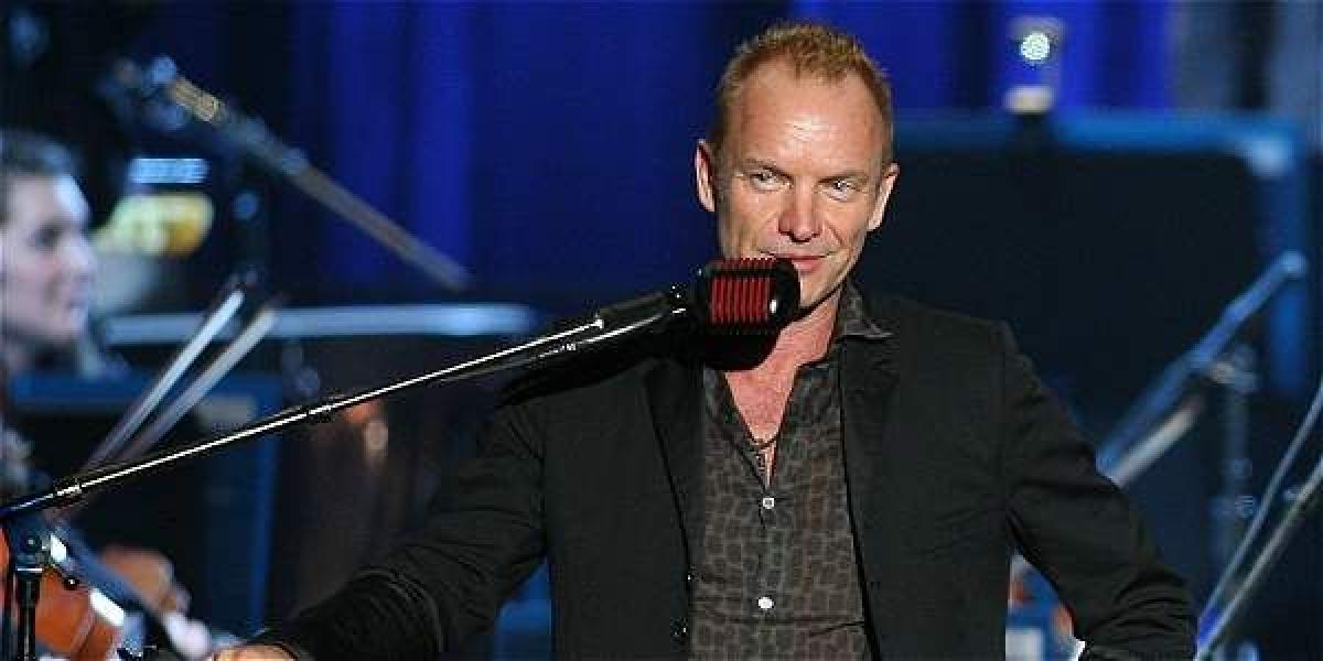 Sting, músico británico.