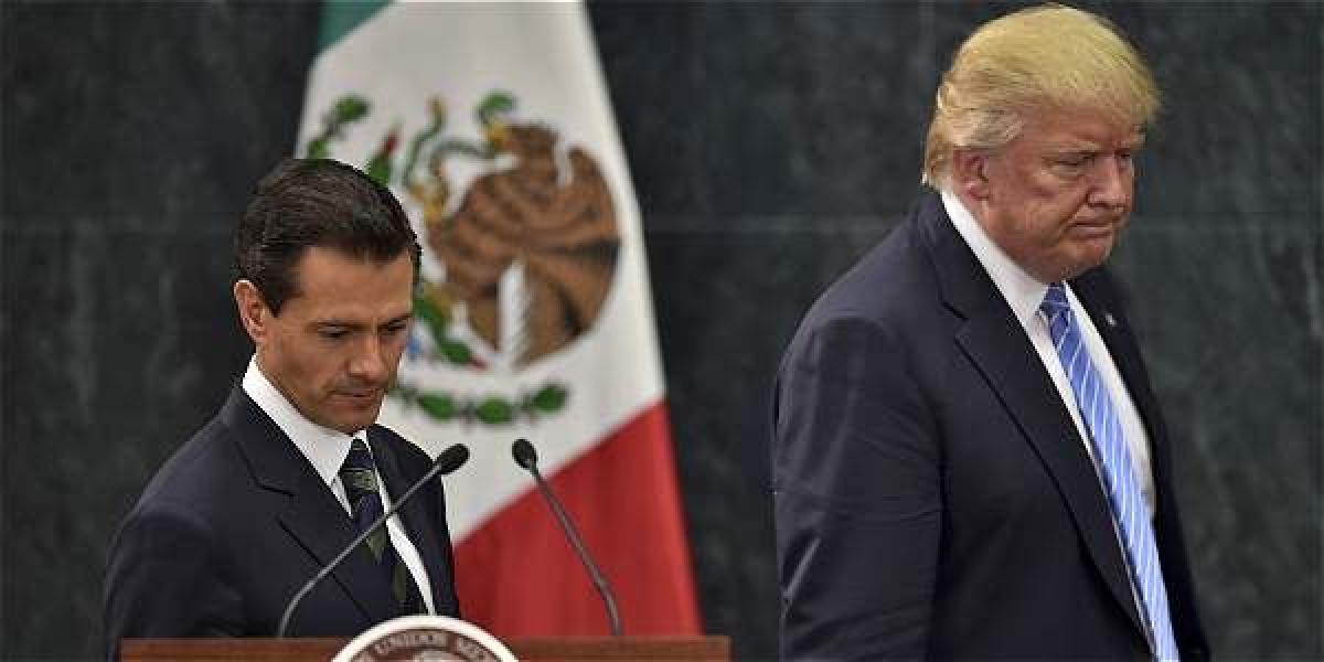 Trump estuvo en México el año pasado en una polémica visita. Con este país ha sido especialmente duro en materia económica. AFP
