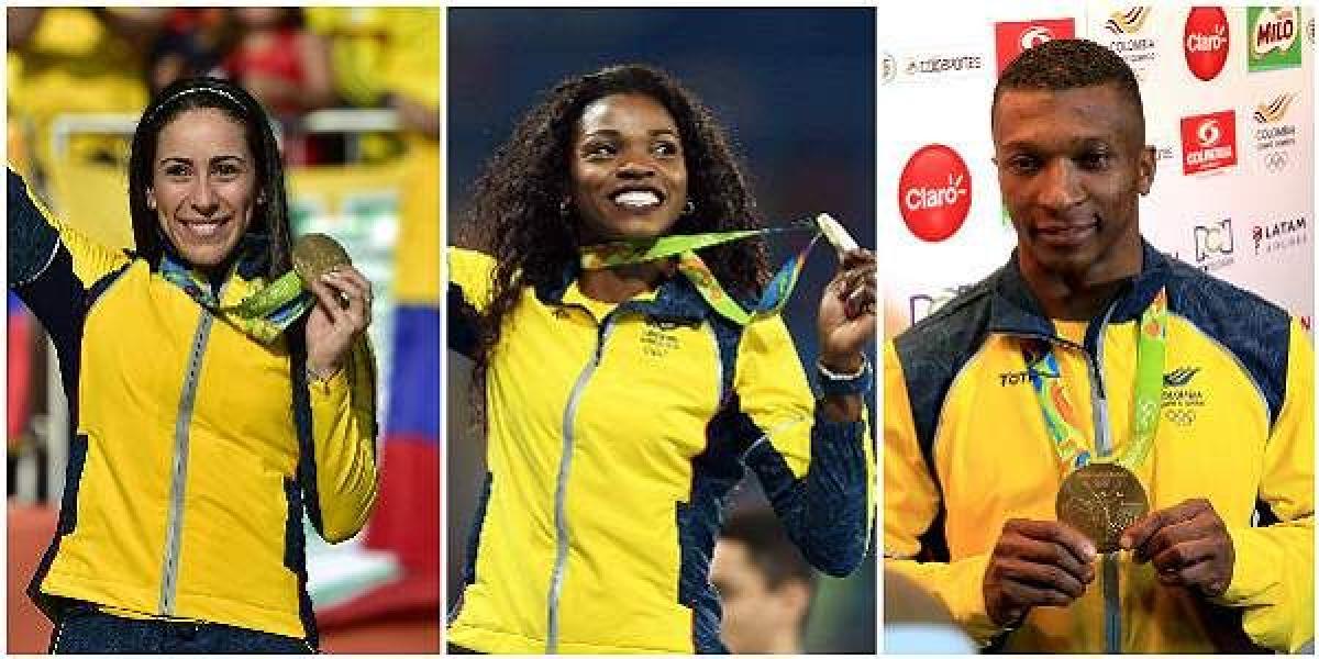 Resumen Juegos Olímpicos: Mariana Pajón, Caterine Ibargüen y Óscar Figueroa.