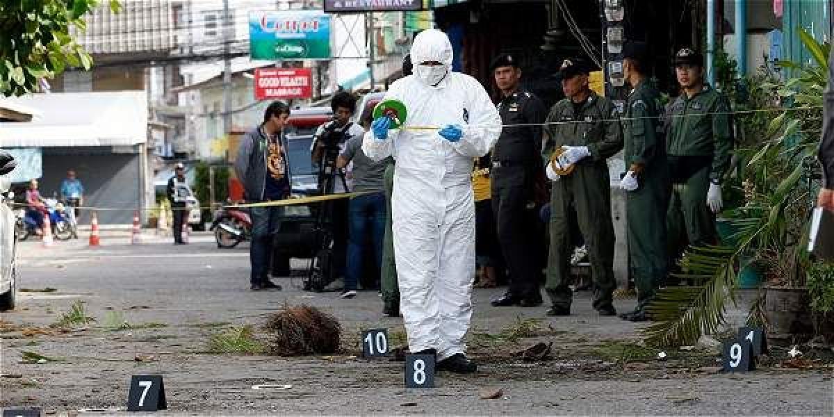 En total, entre el jueves y el viernes se produjeron once explosiones en cinco provincias del sur de Tailandia.